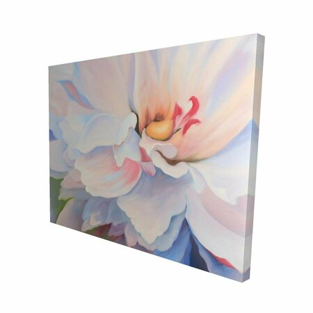 FONDO 16 x 20 in. Pastel Colored Flower-Print on Canvas FO2792131